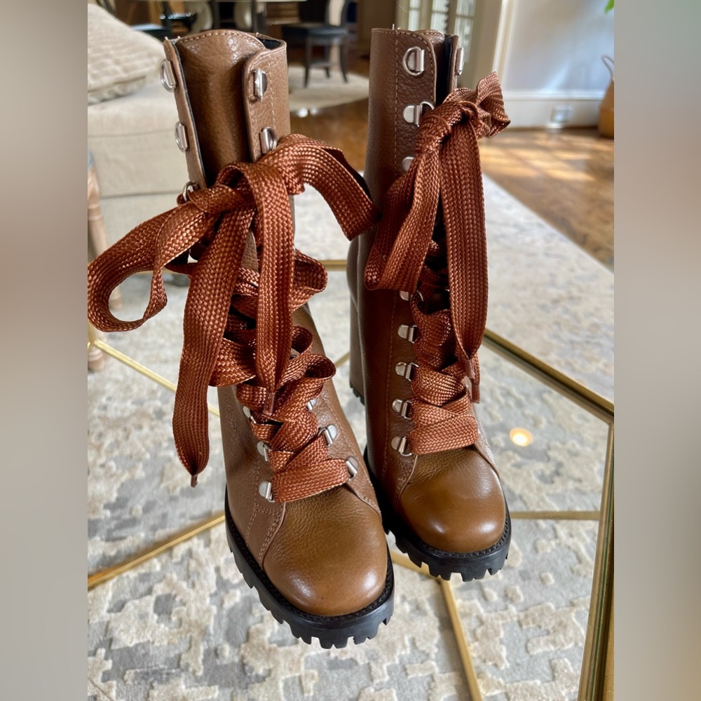 Schutz lace up Boots